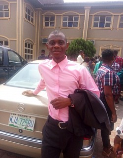 Mr. Ahmed, the Company MD at the ESVARBON State's Conference in Reverend Father Ekpu Hall, University of Benin, Edo State, 2018