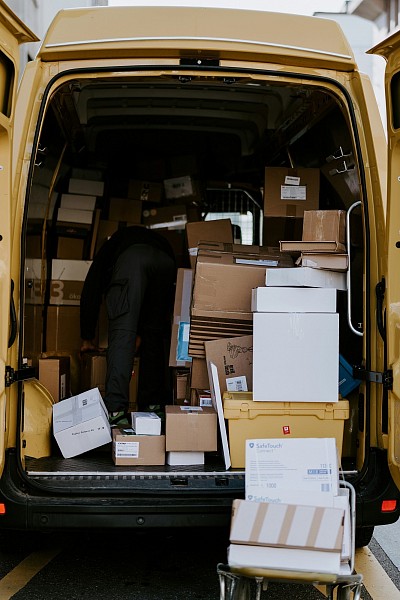 Typical example of a Delivery Van. Photo Credit: Unsplash